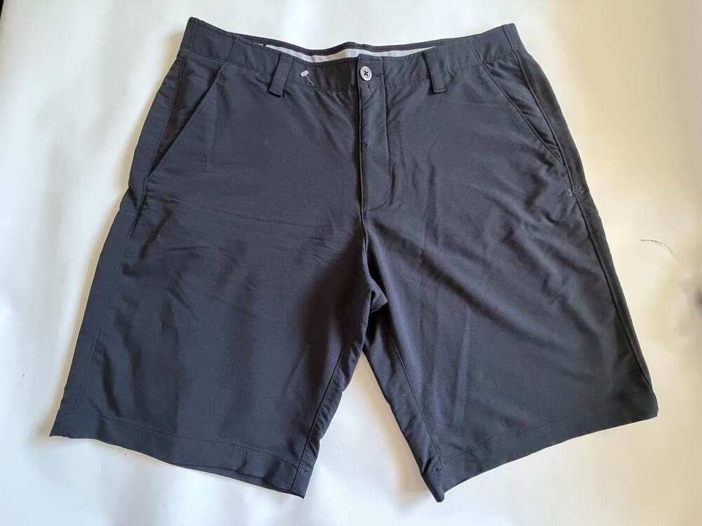 Under Armour Shorts Mens Black HeatGear Golf PerformanceStretch Chino